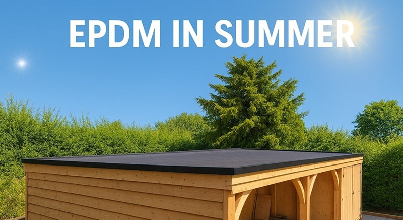 Rubber Flat Roof - EPDM In Summer