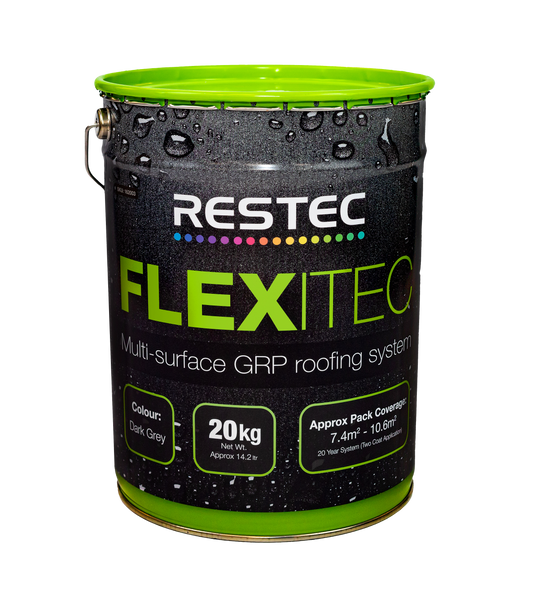 Flexitec Resin 20kg - Dark Grey - (1.2-2kg / sqm)