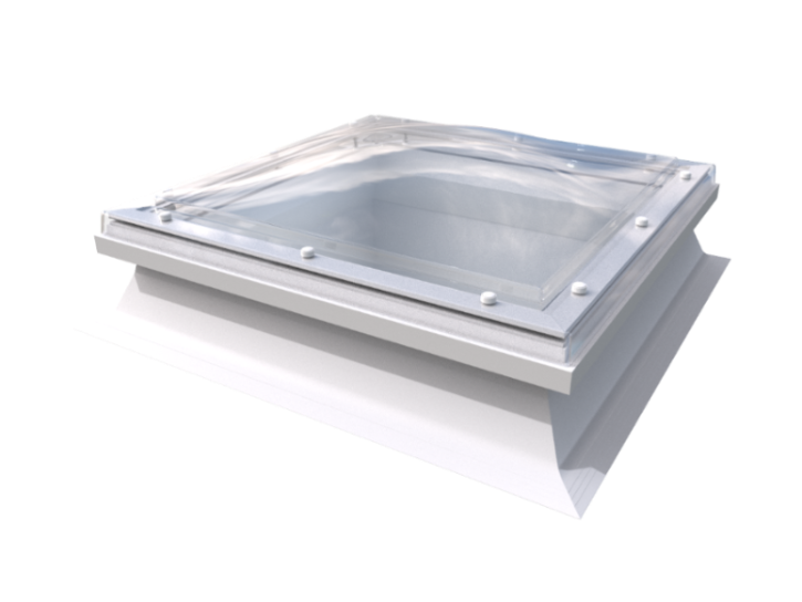 clear mardome trade rooflight with a 150mm upstand