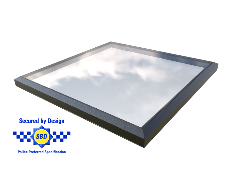 Mardome Flat Glass Rooflight - 900 x 900mm