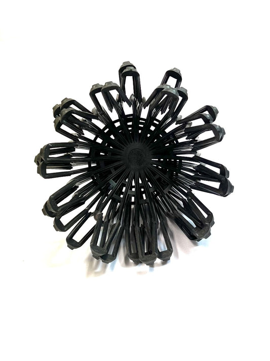 Universal Leaf Guard for a Through Roof Drain