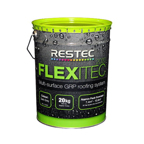 Flexitec Resin 20kg - Dark Grey - (1.2-2kg / sqm)