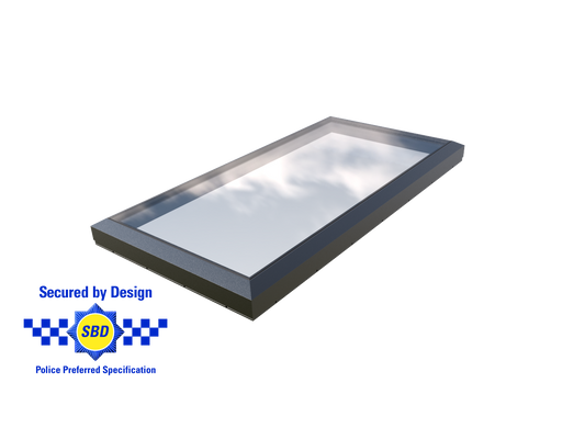 Mardome Flat Glass Rooflight - 1200 x 600mm