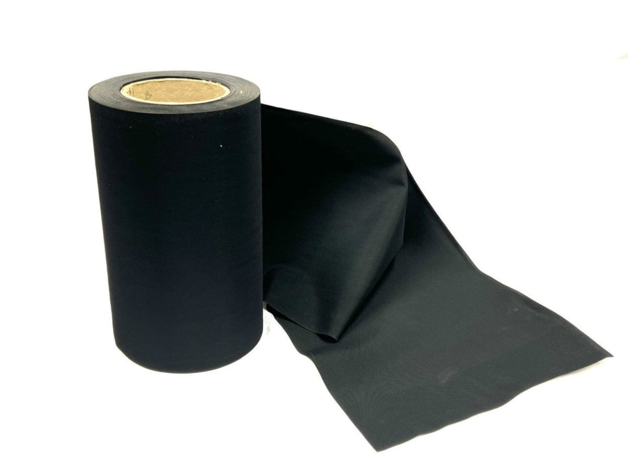 Black EPDM facade membrane roll for airtight building seals
