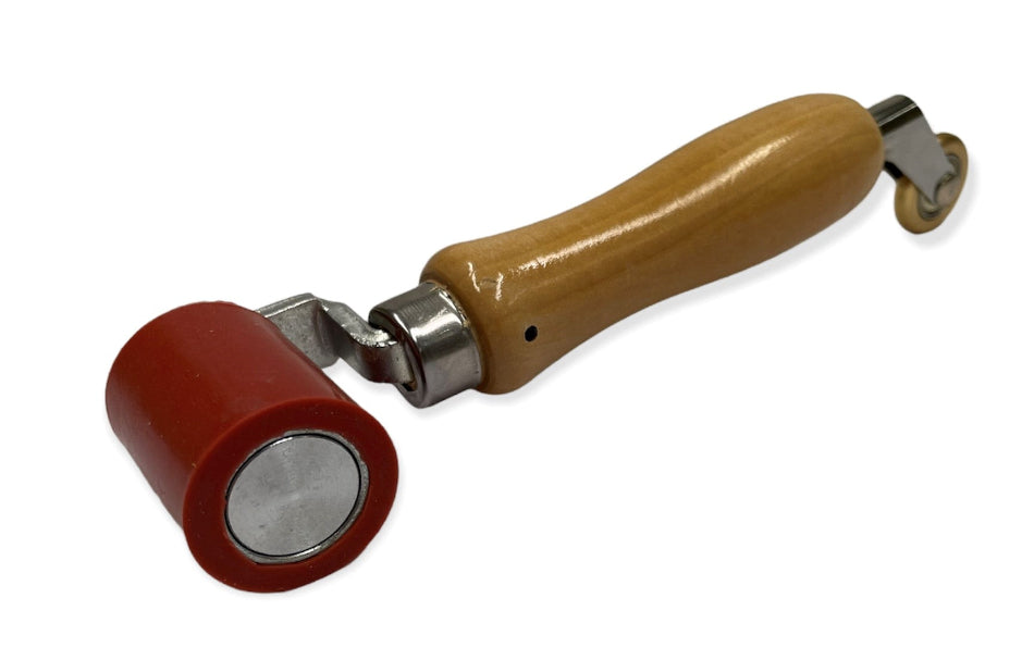 Silicone Seam Roller Red + Brass Penny Combination EPDM Combi Roofing Tool