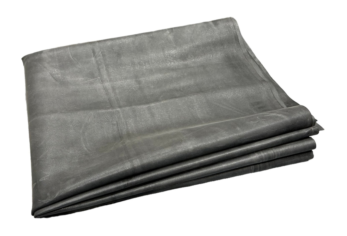 A folded sheet of EPDM rubber roofing membrane