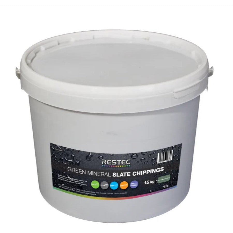 Flexitec Green Mineral Slate Chippings 15kg