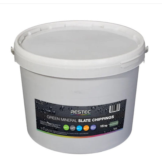 Flexitec Green Mineral Slate Chippings 15kg
